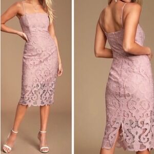 NWT Bardot Lina Lace Dress Pink Rose Sleeveless Eyelet Mini‎ Short Dress US 6/S